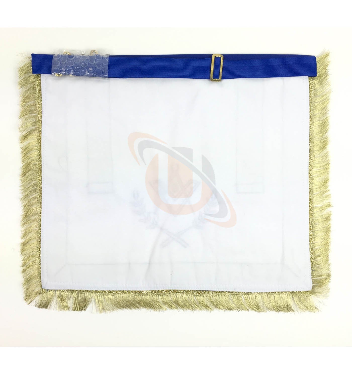 Copy of Masonic Master Mason Cardura Apron,Collar gauntlets Set with Fringe Red/Blue - kitchcutlery
 - 5