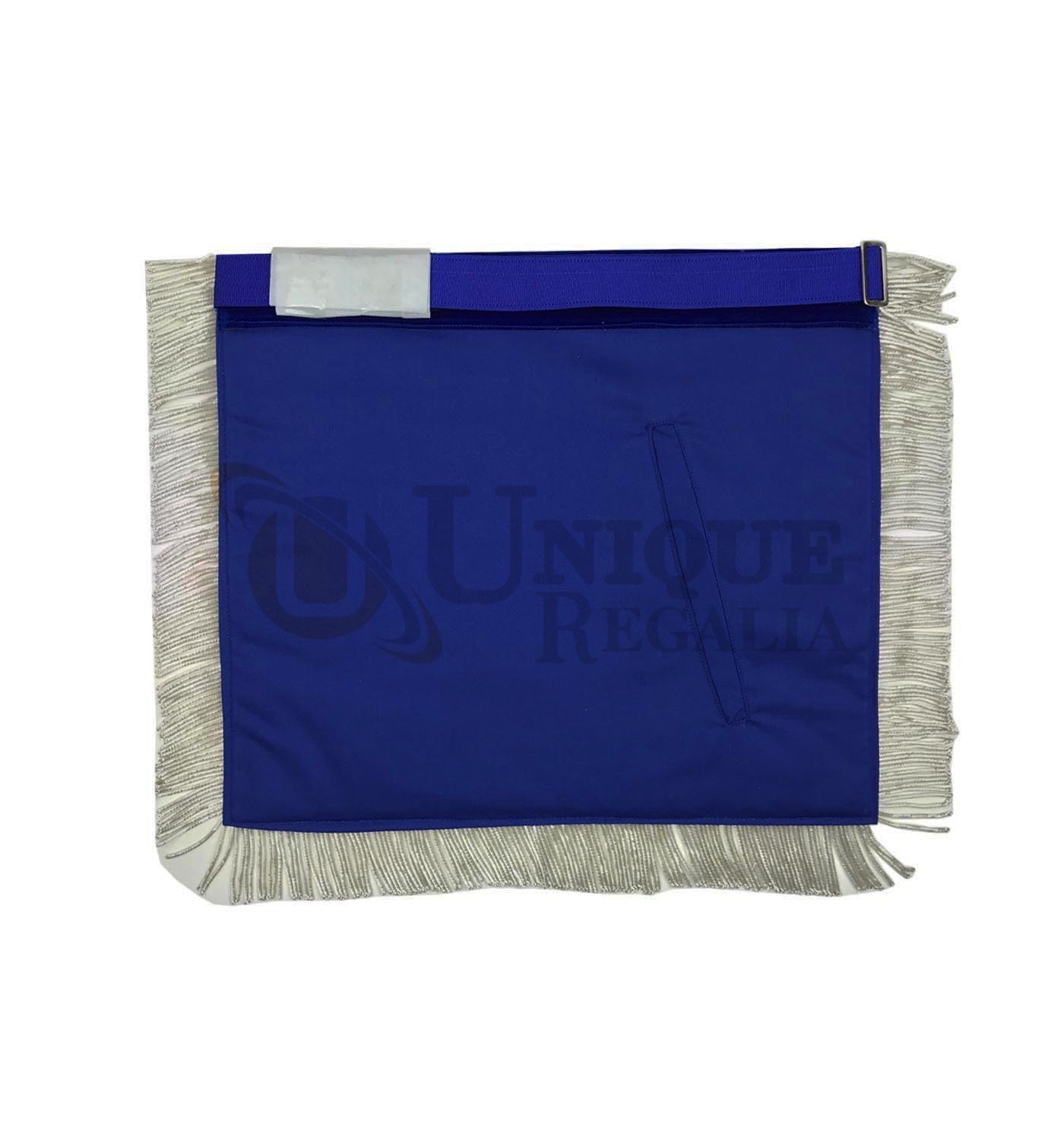 Masonic MASTER MASON Gold/Silver Embroided Apron square compass with G Blue