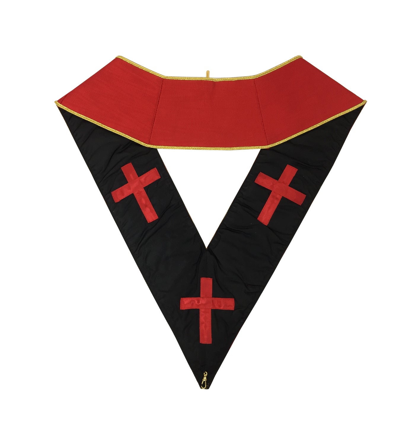 Scottish Rite Rose Croix 18th Degree Collar Red