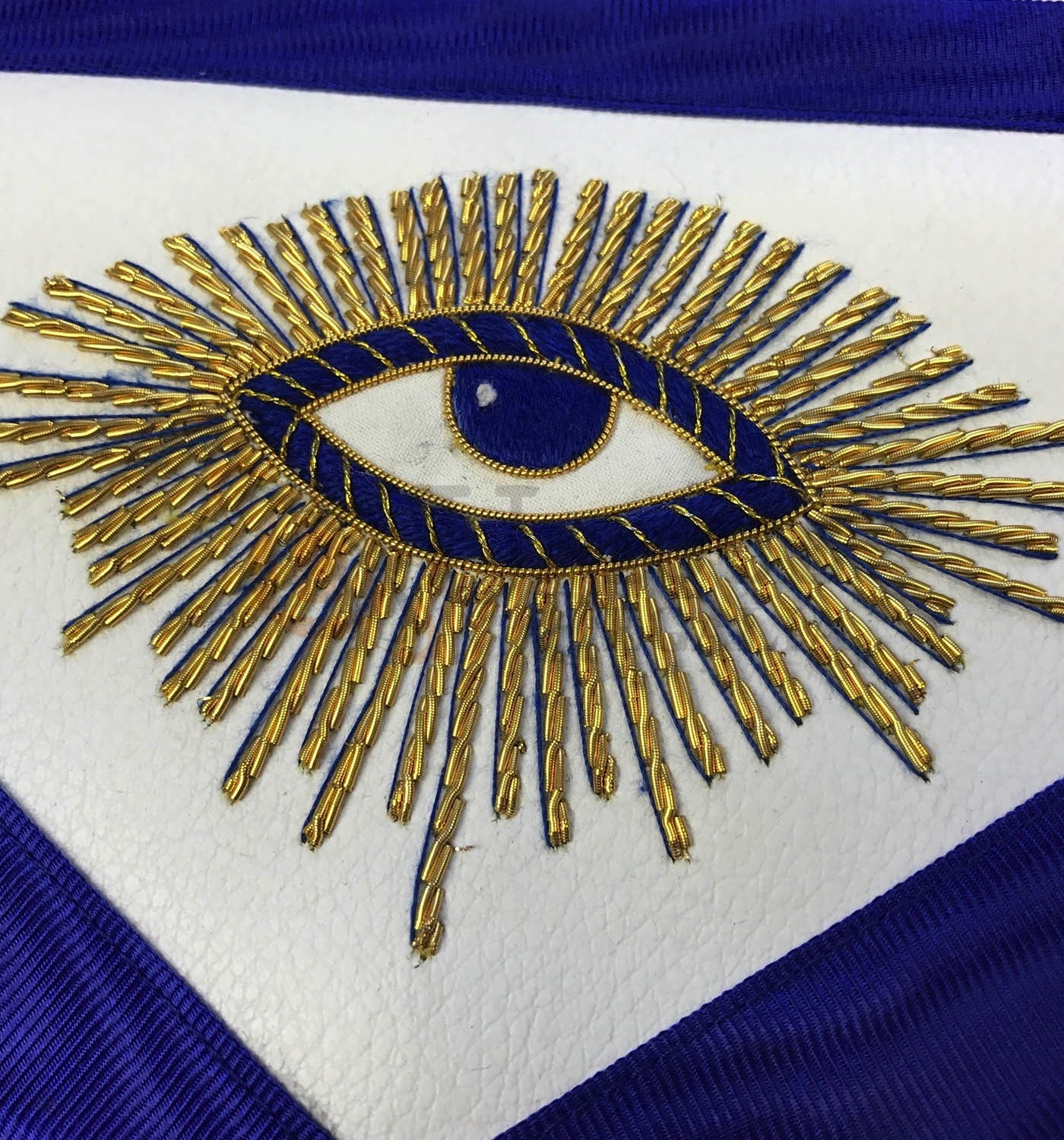 Masonic Past Master Apron Hand Embroided Apron