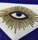 Masonic Past Master Apron Hand Embroided Apron