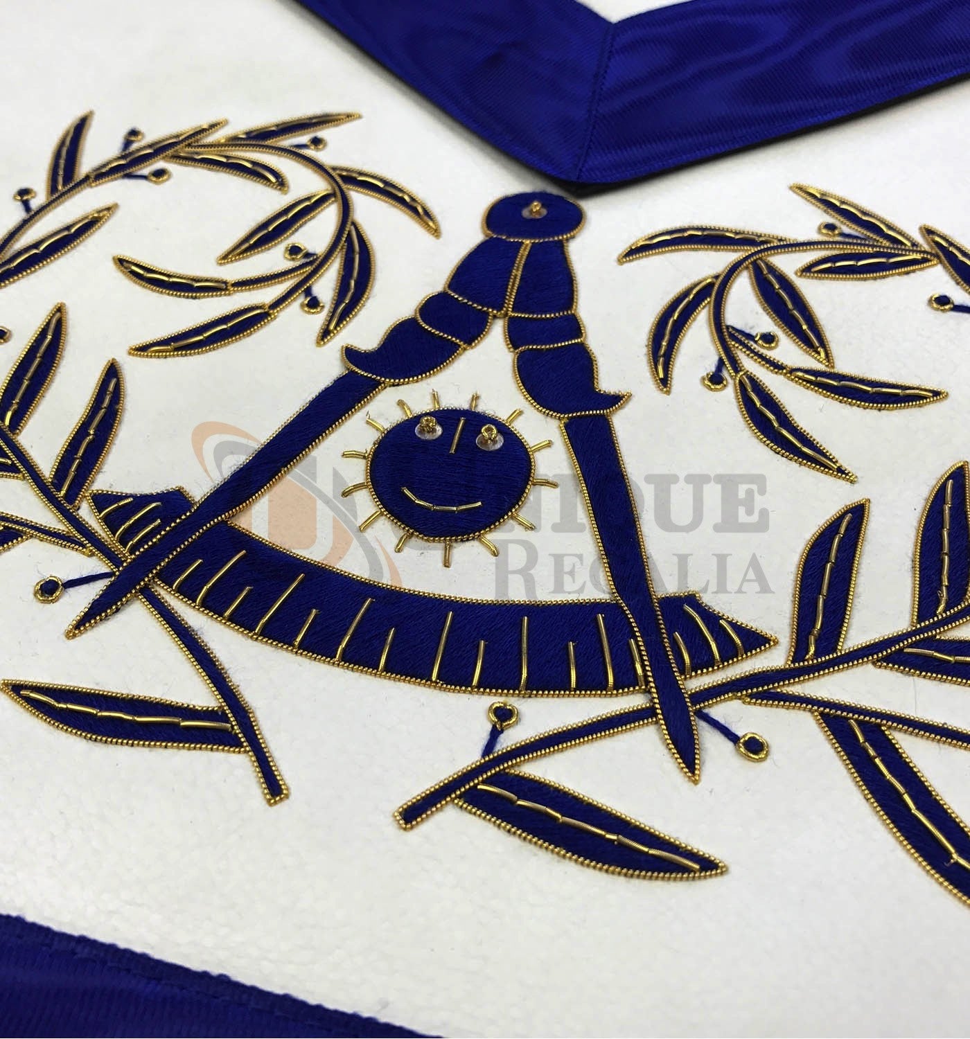 Masonic Past Master Apron Hand Embroided Apron