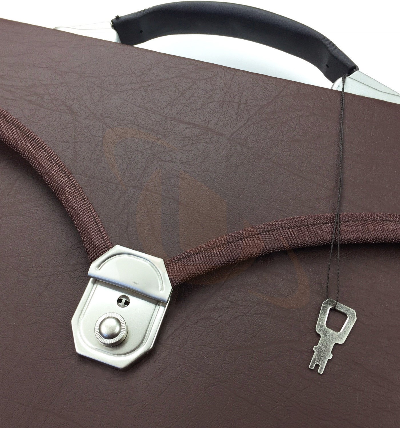Masonic Regalia MM/WM Apron Case  (Brown HRD) - kitchcutlery
 - 2
