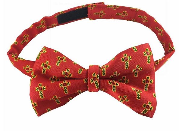 Masonic 100% silk Rose Croix Degree Bow Tie Red