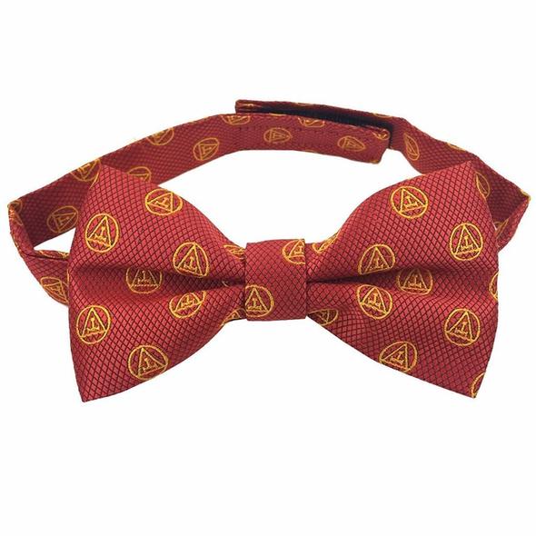 Masonic Royal Arch RA Bow Tie with Taus Red and Yellow