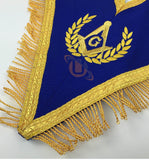 Masonic Blue Lodge Master Mason Apron with Fringe Set Apron,Collar gauntlets (Cuffs) - kitchcutlery
 - 6
