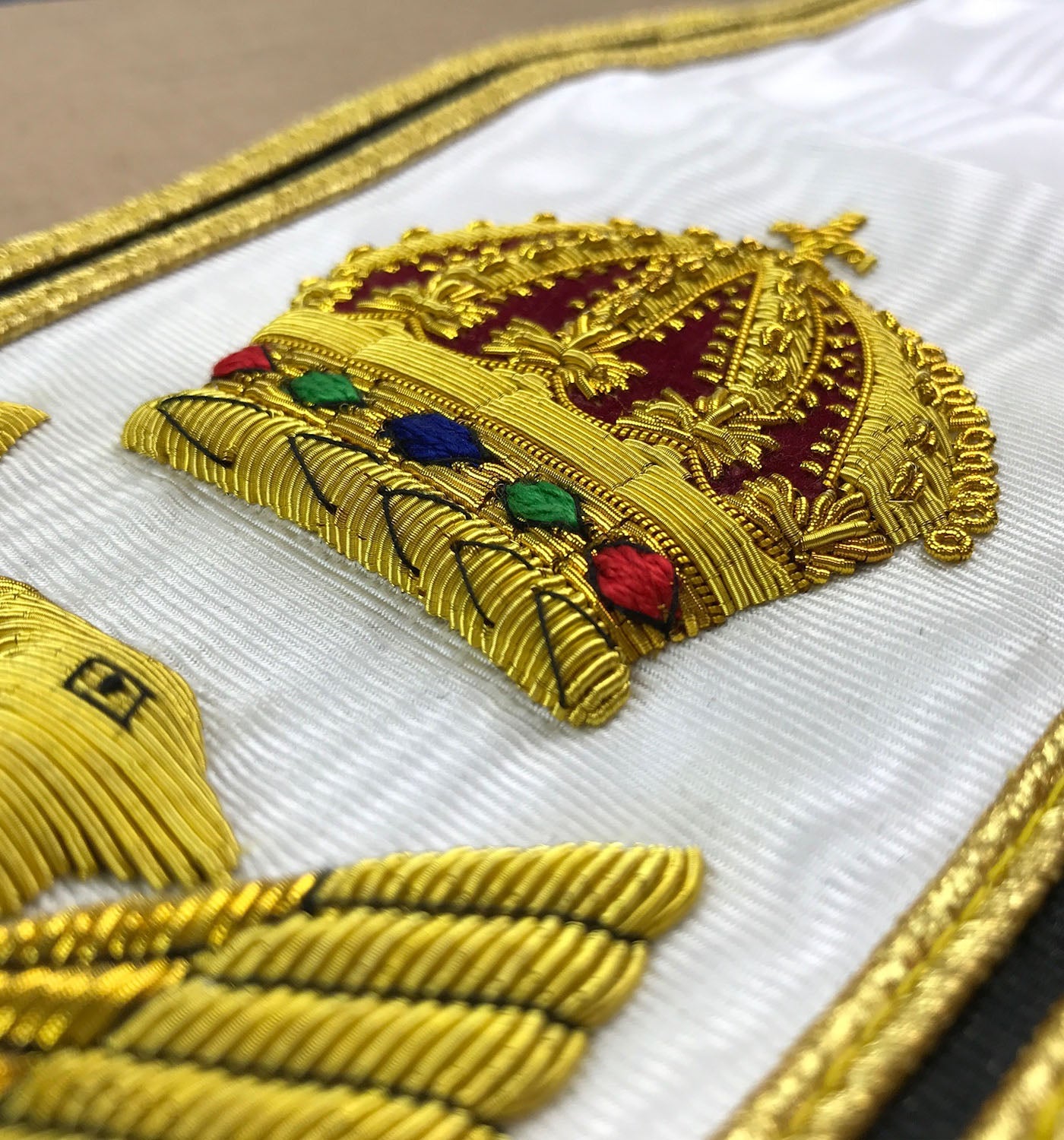 Superior Quality Red Cross of Constantine Grand sash RCC Sash Hand Embroided