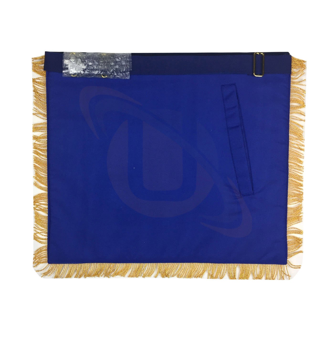 Masonic Blue Lodge Past Master Gold Handmade Embroidery Apron Blue Velvet - kitchcutlery
 - 4