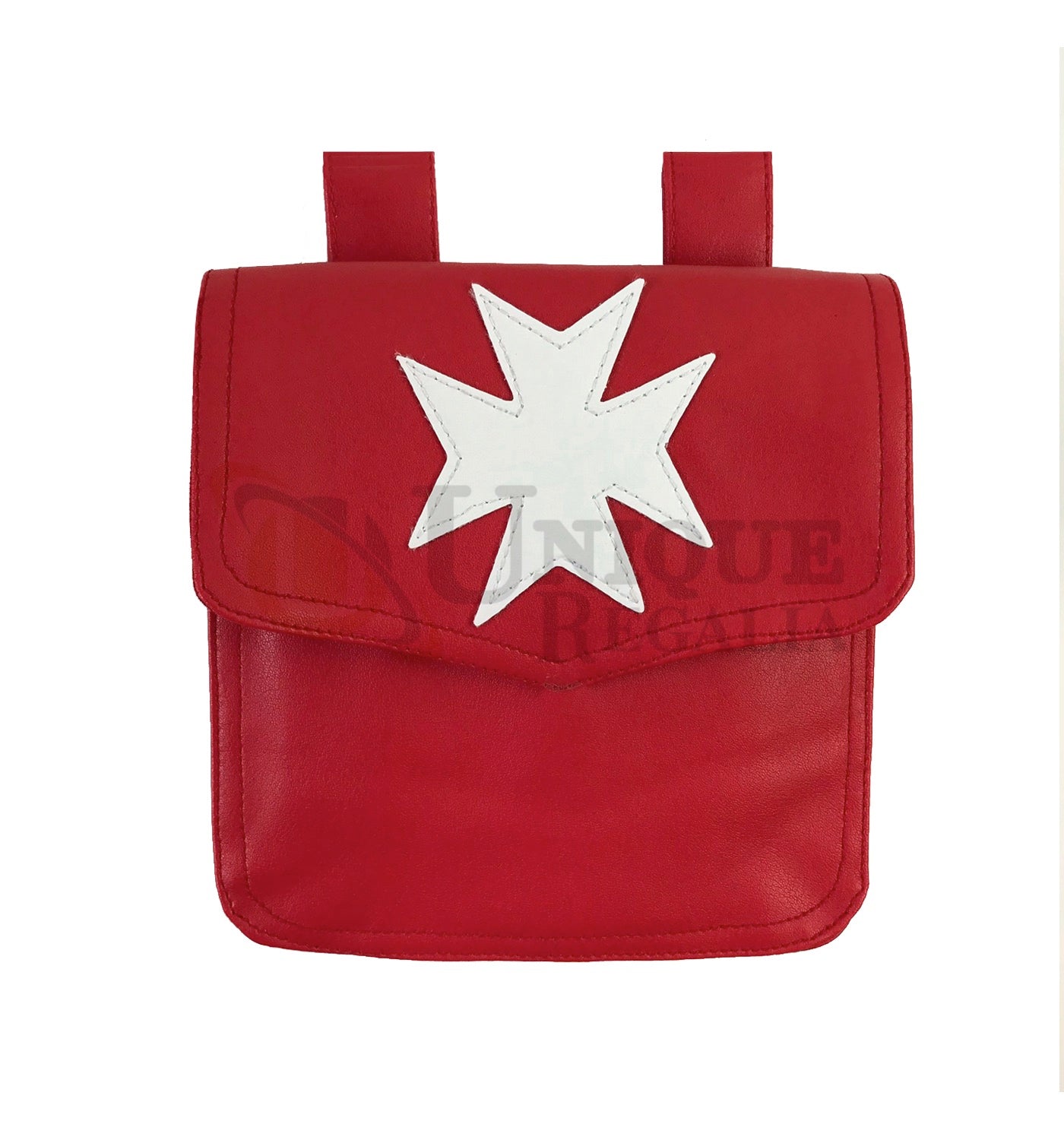 Knight Malta Alms Bag Red
