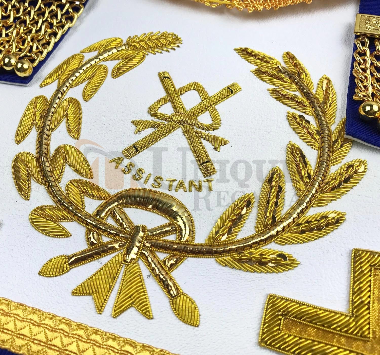 Craft Assistant Grand Director of Ceremonies full dress Apron and Collar Set