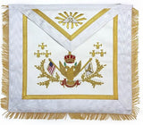 Rose Croix 33rd Degree Hand embroidered Apron