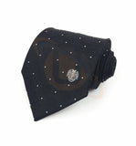 Rose Croix Scottish Rite 32nd Degree necktie bow Tie and pocket square Set Black Unique_Regalia
