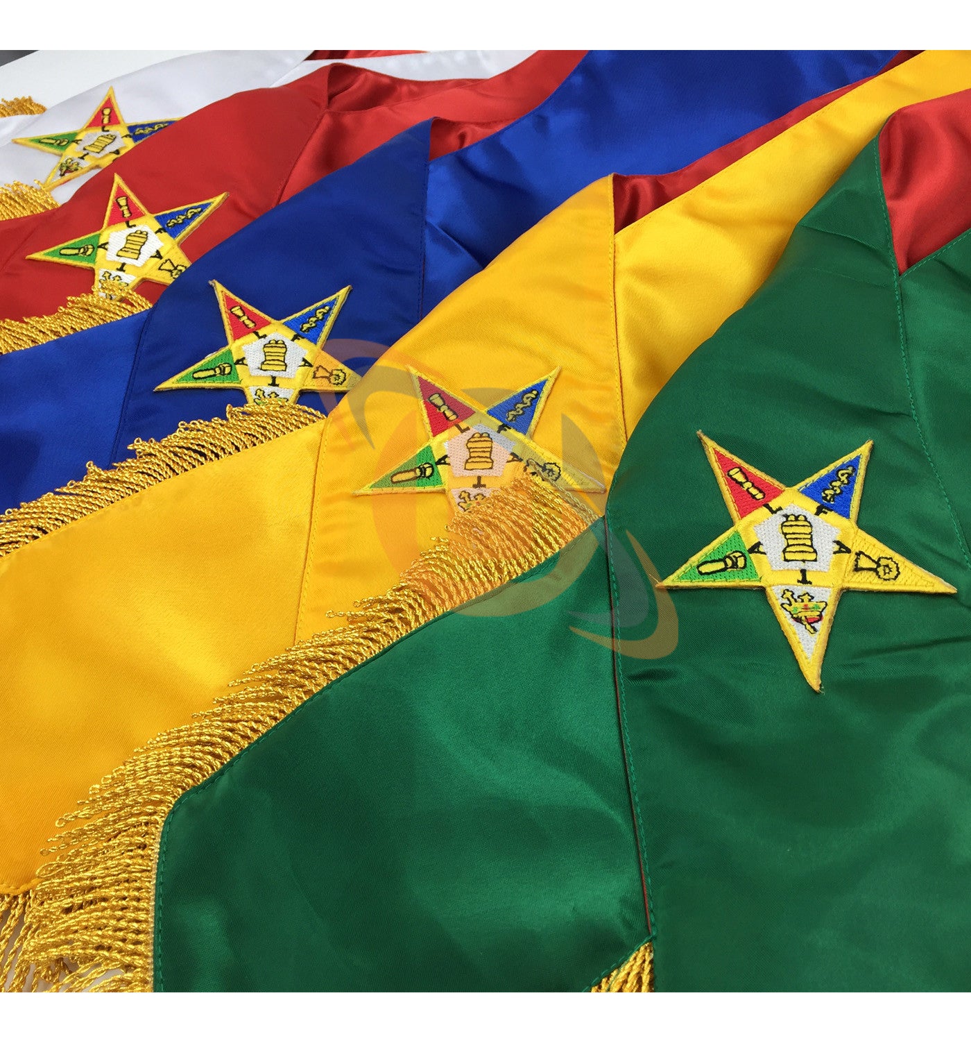 Masonic Order of Eastern Star OES complete Sash Set -Set of 5 sashes  - kitchcutlery
 - 4