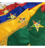 Masonic Order of Eastern Star OES complete Sash Set -Set of 5 sashes  - kitchcutlery
 - 4