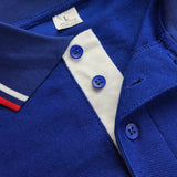 Masonic Golf Polo Shirt with Square compass Embroidery Logo Black/Grey/Blue