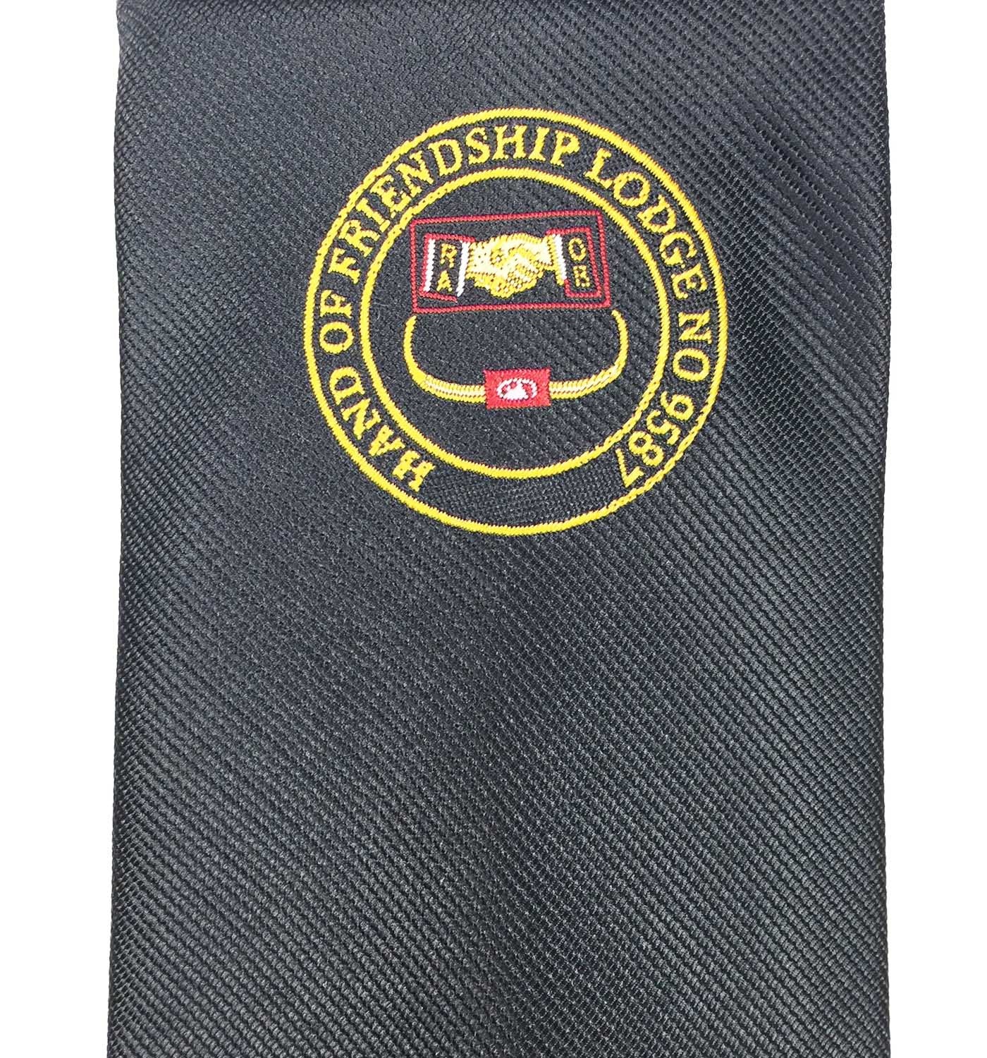 Masonic Tie with Lodge logo - kitchcutlery
 - 2