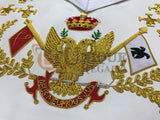 Rose Croix 33rd Degree Hand embroided Apron Set Wings Up or Down