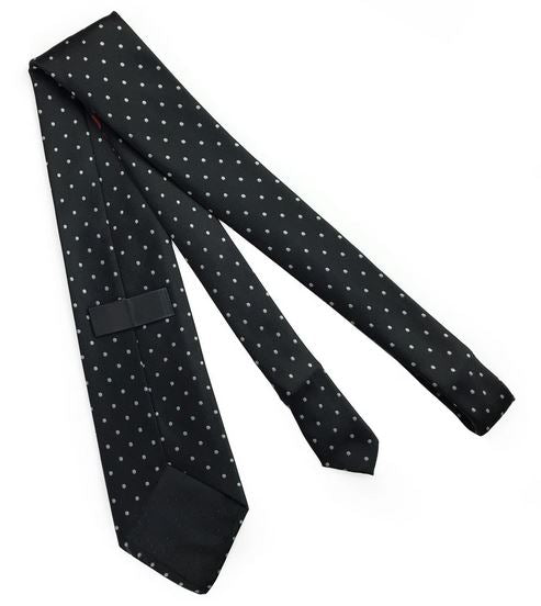 Masonic 100% silk Rose Croix polkadot Tie with Logo