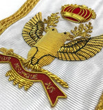 Rose Croix 33rd Degree Hand embroidered Apron
