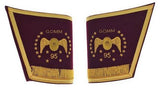 Masonic Scottish Rite 95th Degree Hand embroidered Set Apron Collar Cap Gauntlets