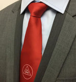 Masonic 100% silk Royal Arch RA Silk Tie with embroided Logo
