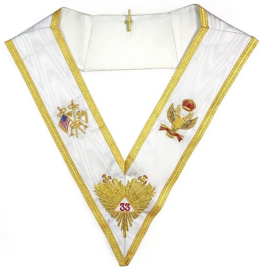 Rose Croix 33rd Degree Hand embroidered Apron