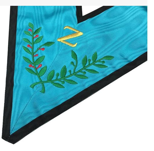 4th Degree Apron and Collar Set Machine Embroidered