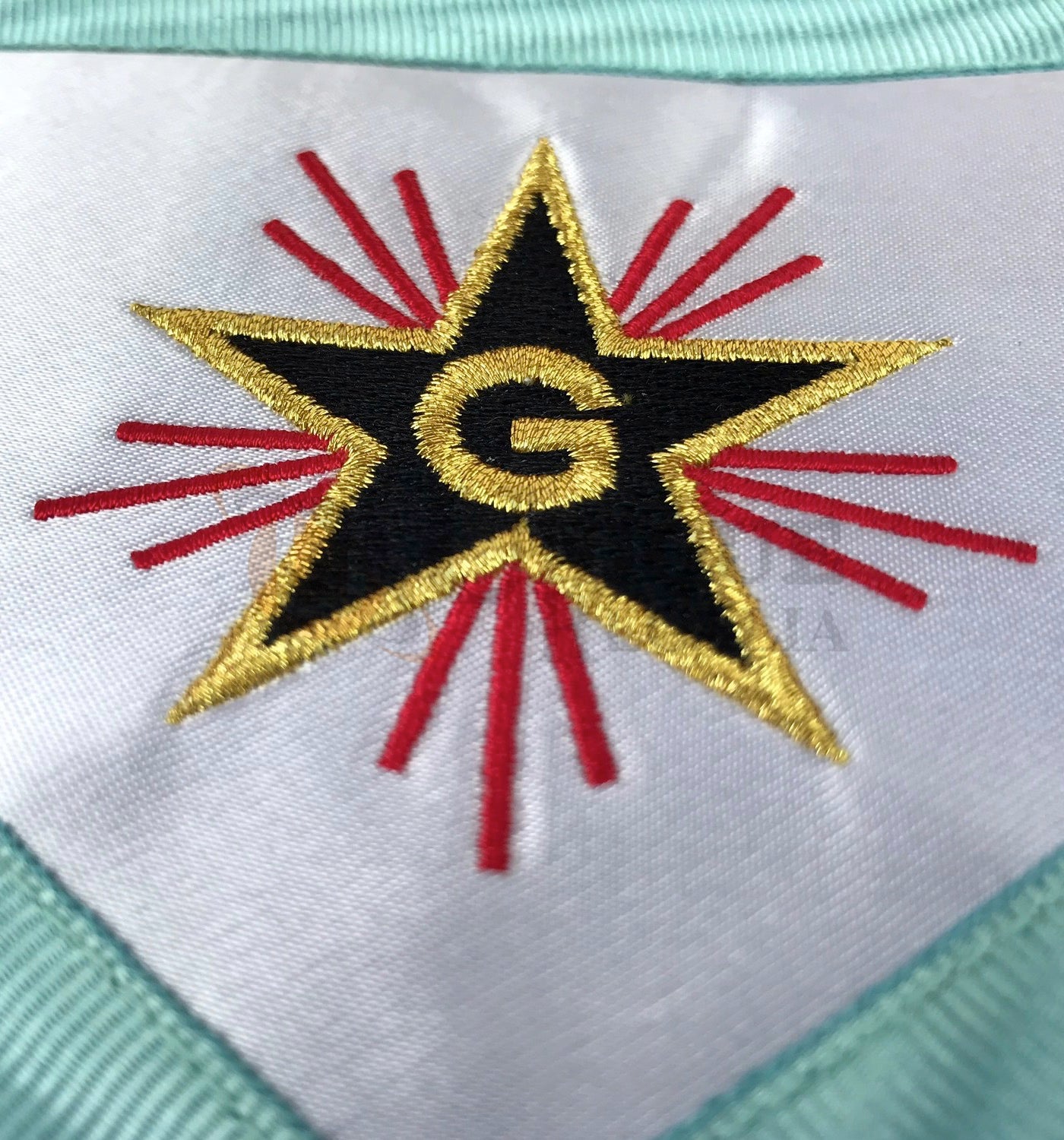 Master Mason Groussier French Rite Square and compass MB Apron
