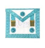 French Rite Venerable Rectified Master Apron with Golden Tassels