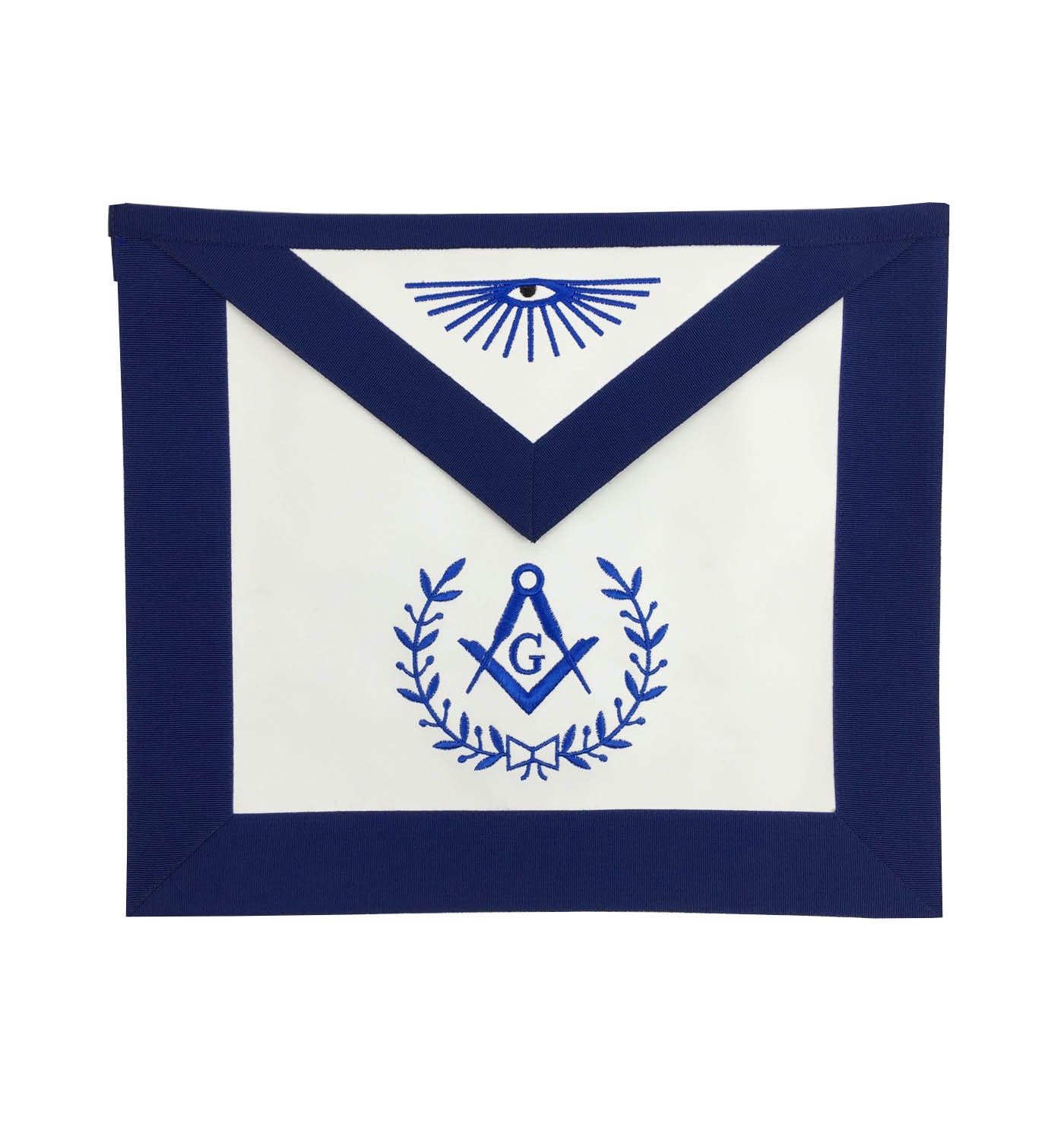 Masonic Blue Lodge Master Mason Apron Machine Embroidery Navy - kitchcutlery
 - 1