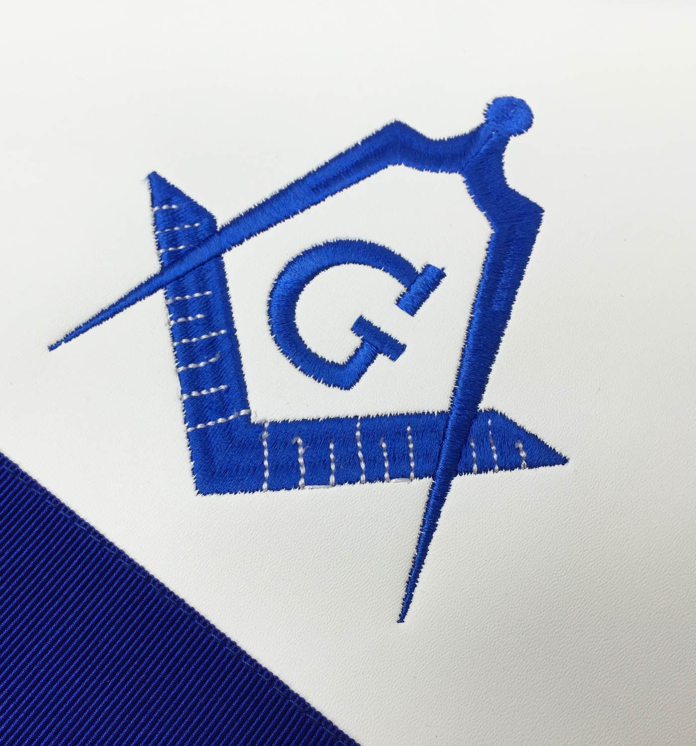 Copy of Copy of Masonic Blue Lodge Master Mason Apron Machine Embroidery Navy - kitchcutlery
 - 4