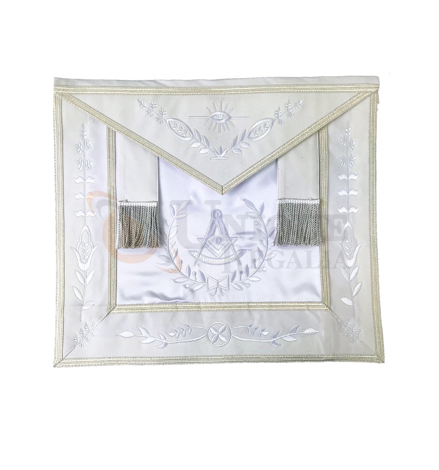 Blue Lodge Past Master Apron white