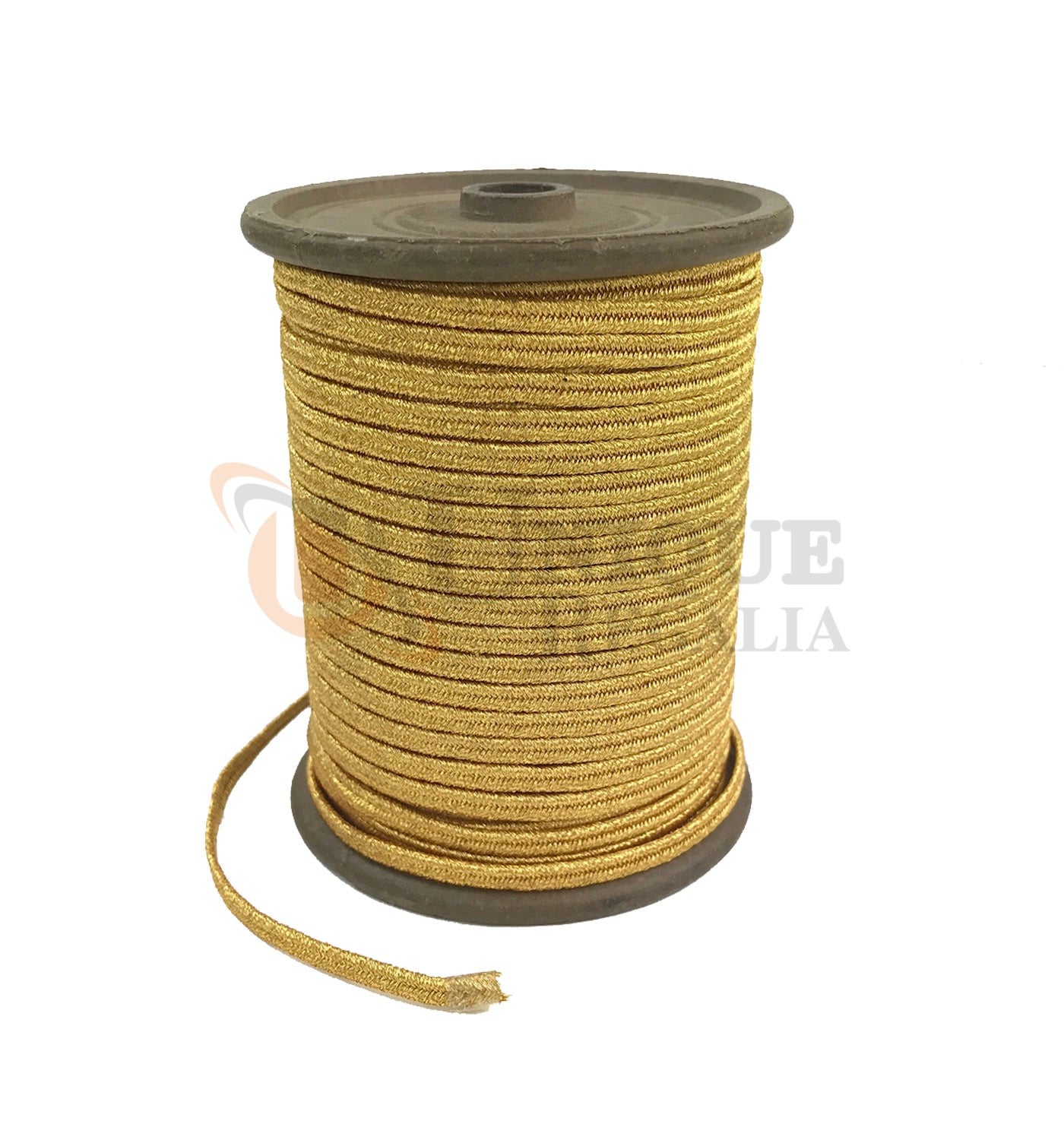 Masonic Silver or gold Mylar Russian cord, braid SOUTACHE 5Mtr 4mm _Unique_Regalia