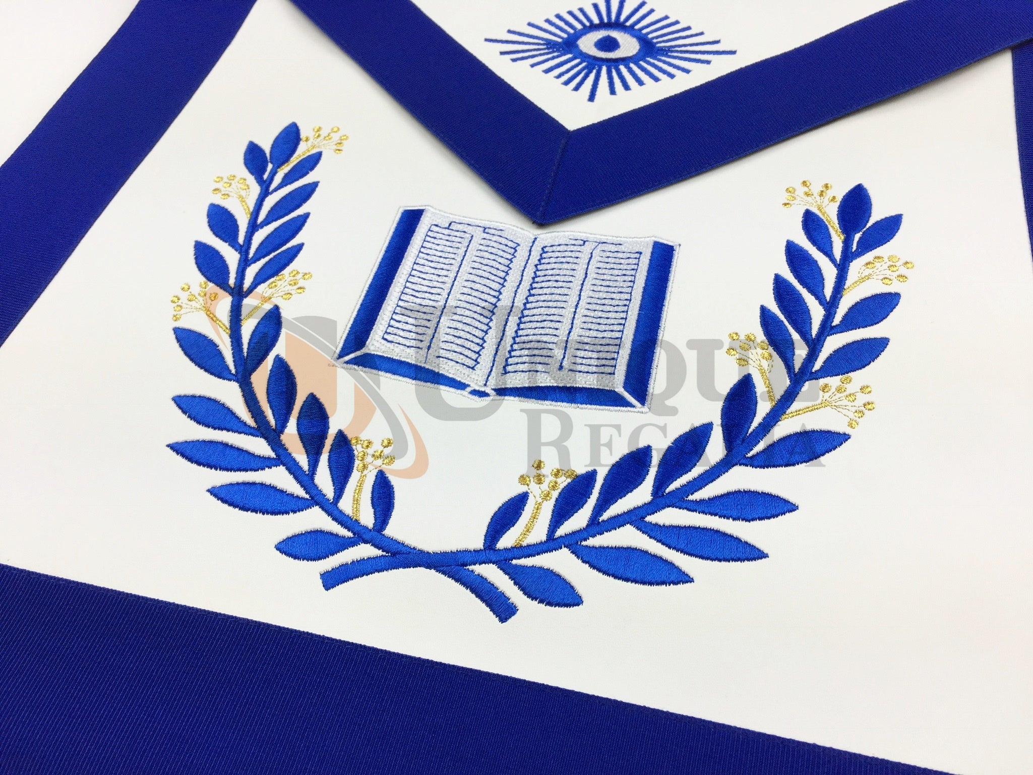 Masonic Blue Lodge Officers Aprons- Set of 15 Aprons