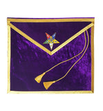MASONIC OES WORTHY PATRON / MATRON APRON Velvet