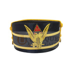 Scottish Rite A.A.S.R. 32nd Degree Double Headed Eagle Cap-Crown Hand Embroidery MD026