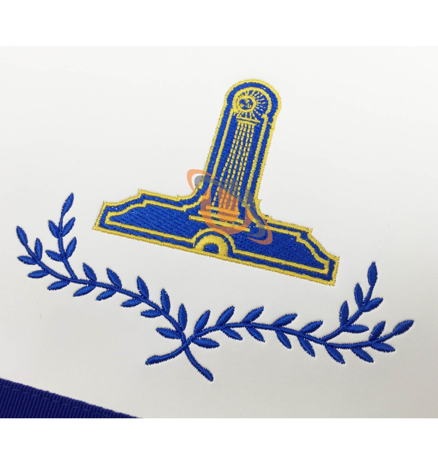 Masonic Blue Lodge Officers Apron Set of 11 Machine Embroidery Aprons - kitchcutlery
 - 3