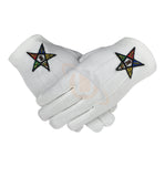 Masonic OES Order of the Eastern Star 100% Cotton Glove - kitchcutlery
 - 1