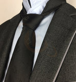 Masonic Masons Silk Tie with self print Square Compass Black Unique Regalia