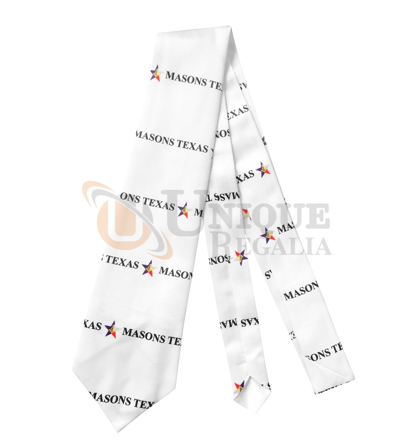 Masonic OES Order of Eastern Star Masons Texas Tie Unique Regalia