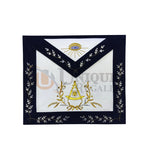 Masonic Grand Lodge Past Master Apron Gold Hand Embroidery Apron