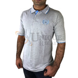 Masonic Golf Polo Shirt with Square compass Embroidery Logo Black/Grey/Blue