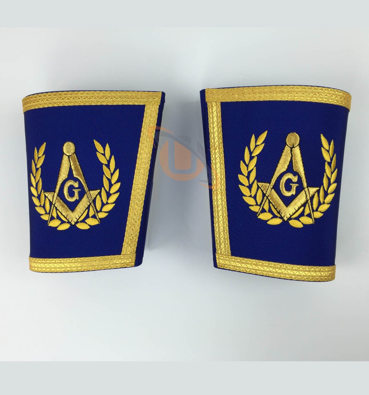 Masonic Blue Lodge Master Mason Apron Set Apron,Collar gauntlets (Cuffs) - kitchcutlery
 - 6
