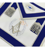 Masonic Blue Lodge Master Mason Apron Set Apron,Collar gauntlets (Cuffs) - kitchcutlery
 - 2