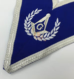 Masonic Blue Lodge Master Mason Apron Set Apron,Collar gauntlets (Cuffs) - kitchcutlery
 - 5
