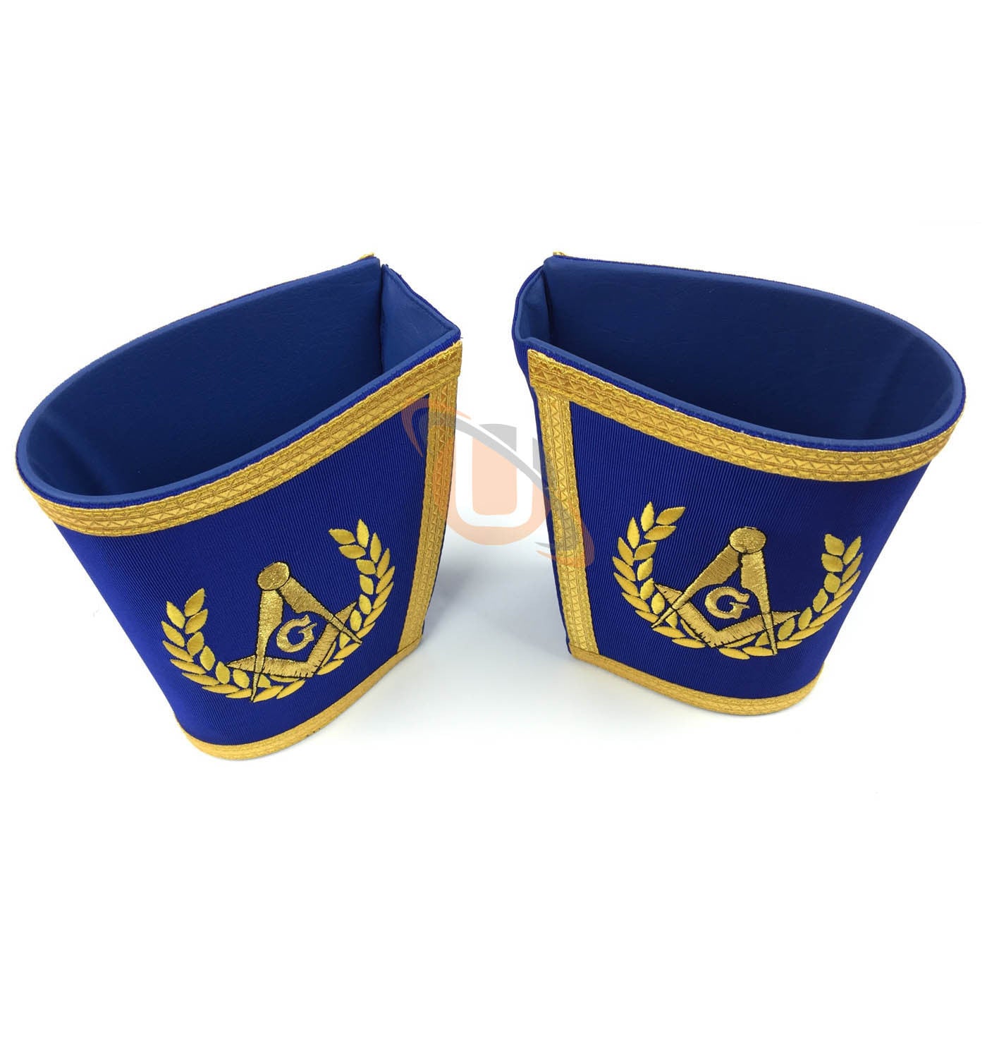Masonic Blue Lodge Master Mason Apron Set Apron,Collar gauntlets (Cuffs) - kitchcutlery
 - 7
