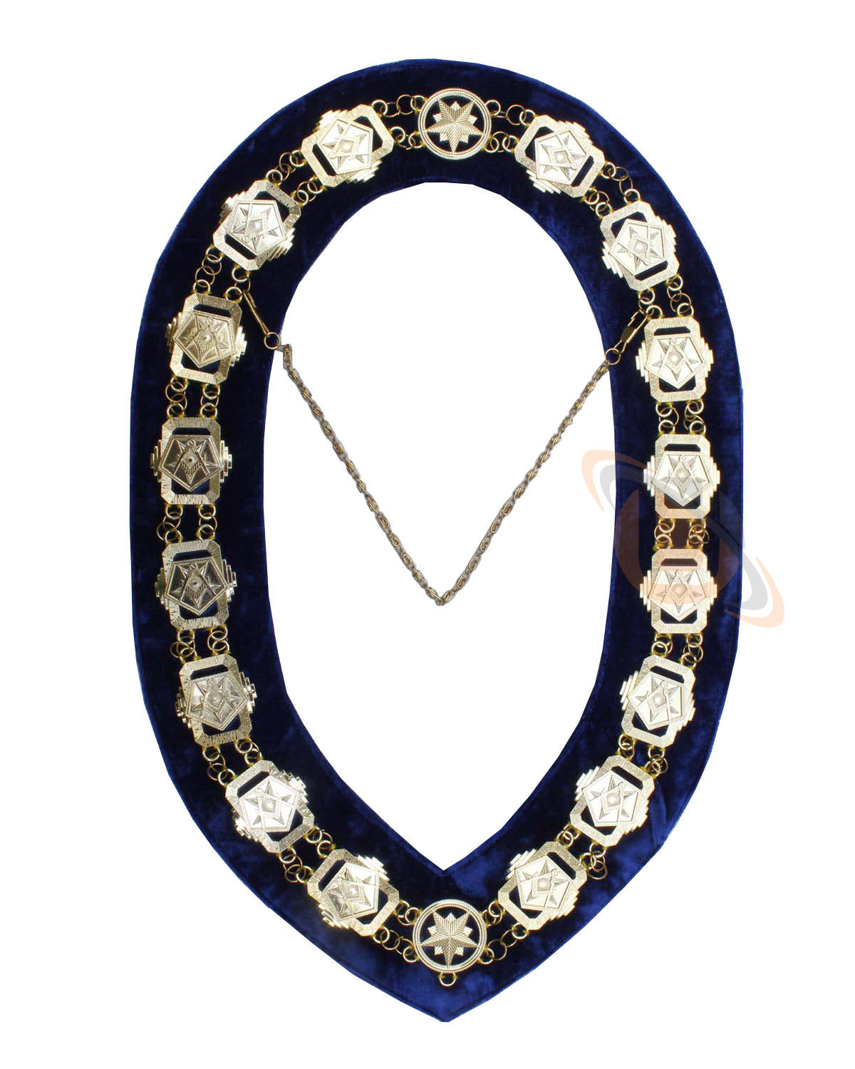 Masonic Compass and Square with OES CHAIN COLLAR - kitchcutlery