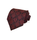Masonic Royal Arch black and Red Tie Triple Taus