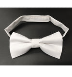 Masonic Bow Tie with Square and Compass White Unique_Regalia