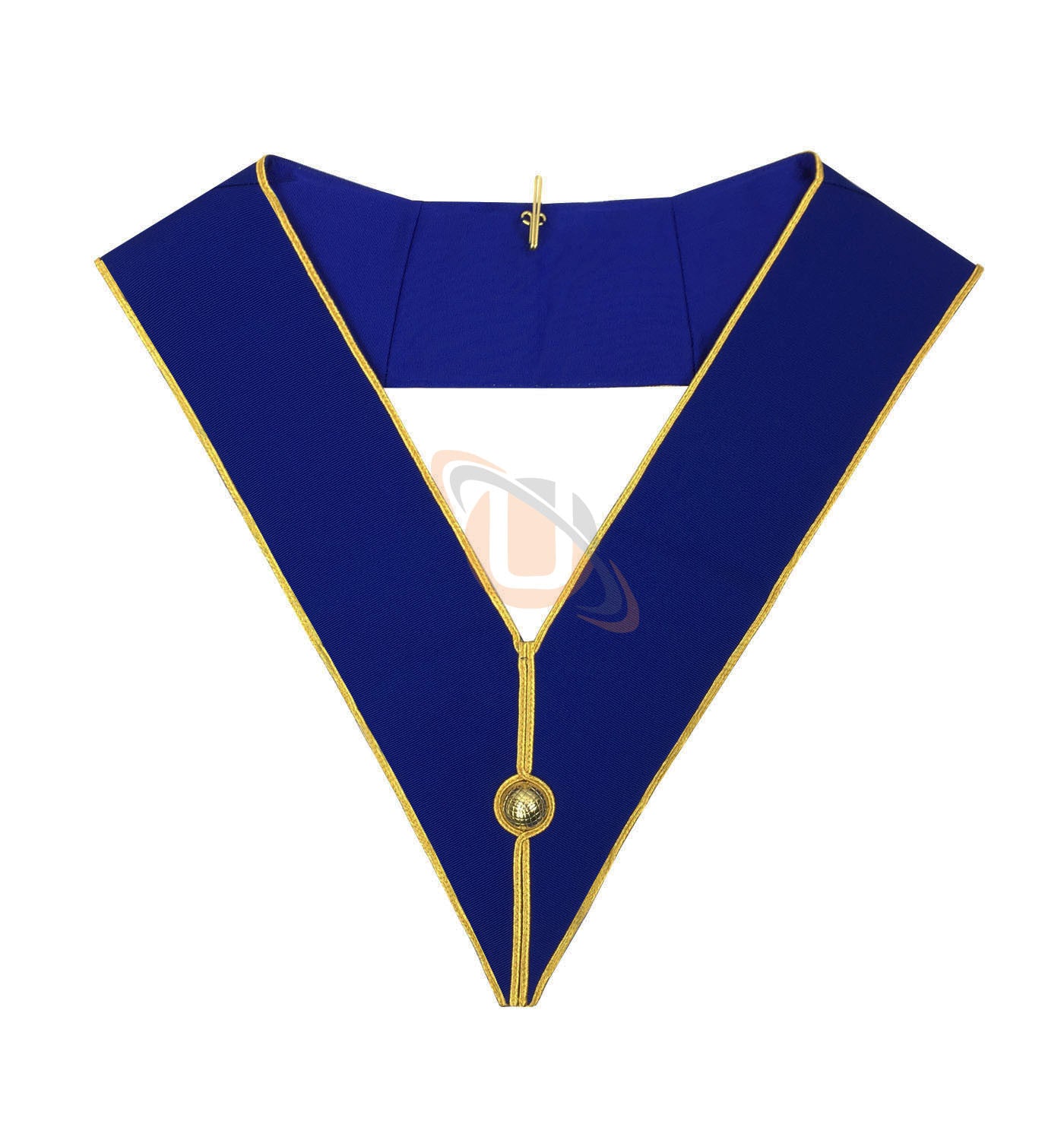 Craft Provincial Undress Apron with blue Rosettes and Collar Set Unique Regalia
